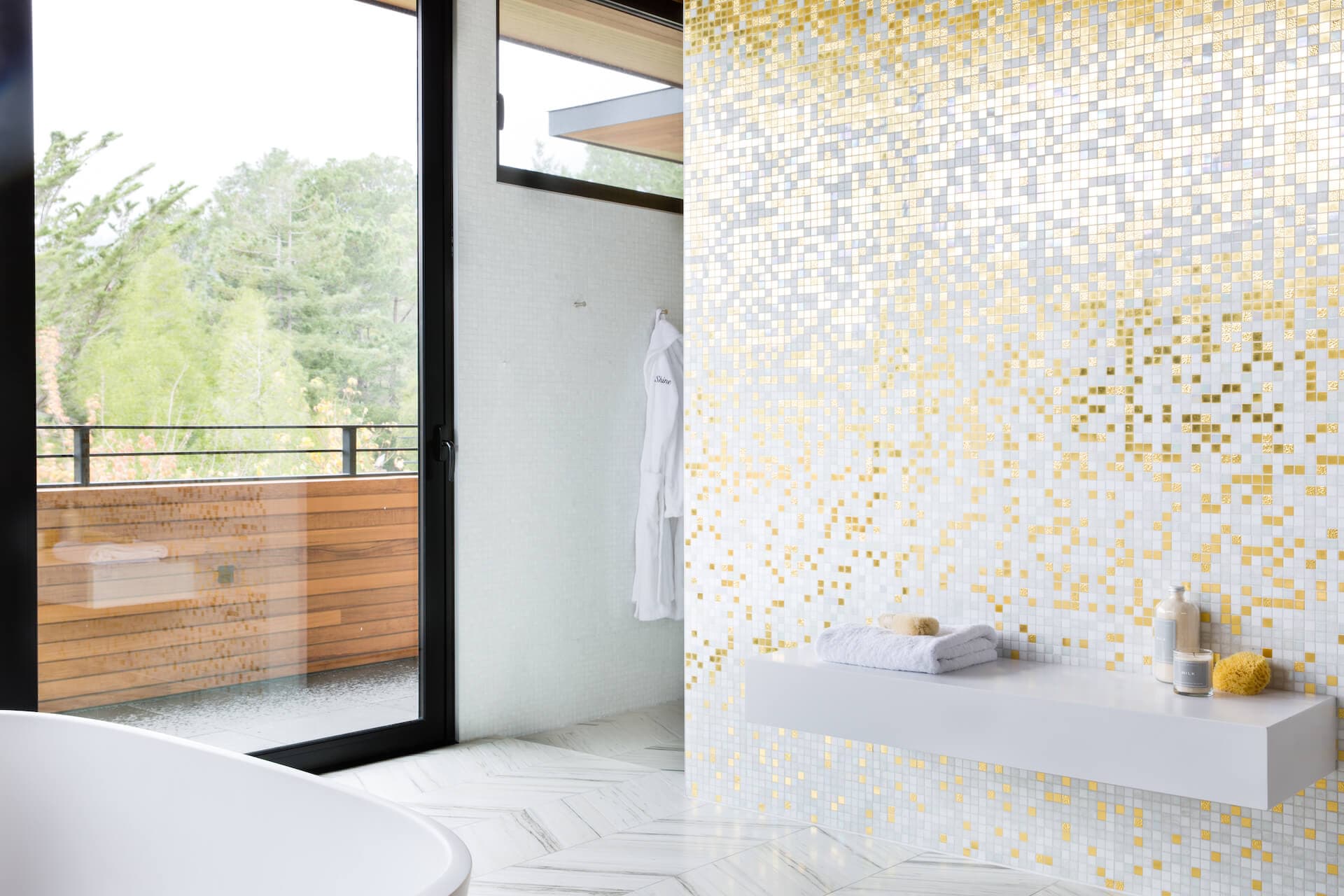 Project E Bathroom Shower Exterior