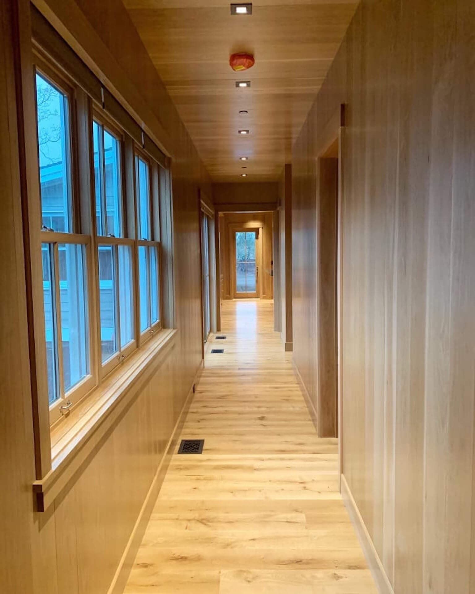 Hallway Wall Paneling