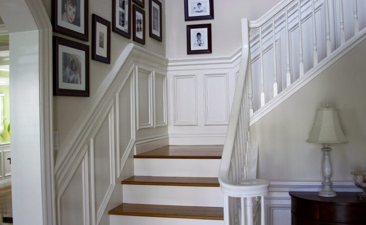 Stairwell Wall Paneling
